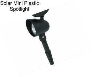 Solar Mini Plastic Spotlight