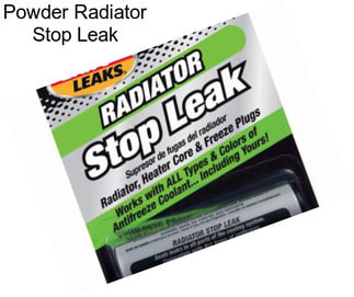 Powder Radiator Stop Leak