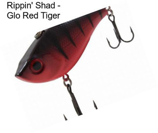Rippin\' Shad - Glo Red Tiger