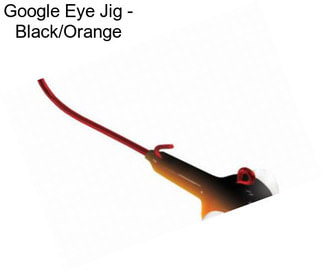 Google Eye Jig - Black/Orange