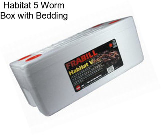 Habitat 5 Worm Box with Bedding