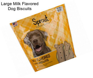 Large Milk Flavored Dog Biscuits