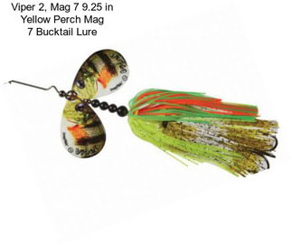 Viper 2, Mag 7 9.25 in Yellow Perch Mag 7 Bucktail Lure