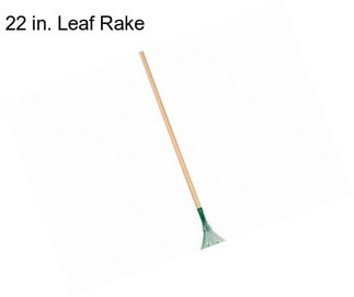 22 in. Leaf Rake