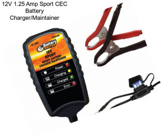 12V 1.25 Amp Sport CEC Battery Charger/Maintainer