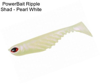 PowerBait Ripple Shad - Pearl White