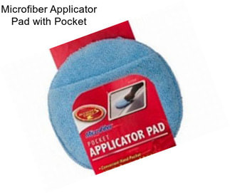 Microfiber Applicator Pad with Pocket