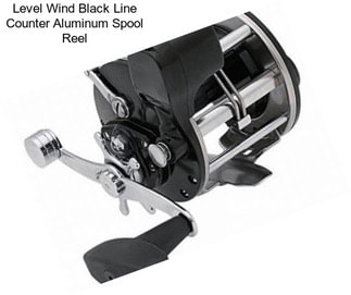 Level Wind Black Line Counter Aluminum Spool Reel