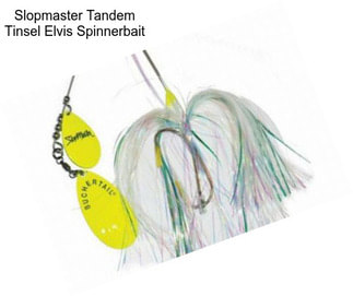 Slopmaster Tandem Tinsel Elvis Spinnerbait