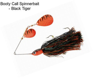 Booty Call Spinnerbait - Black Tiger