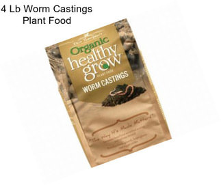 4 Lb Worm Castings Plant Food