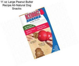 11 oz Large Peanut Butter Recipe All-Natural Dog Snacks
