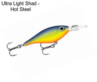 Ultra Light Shad - Hot Steel