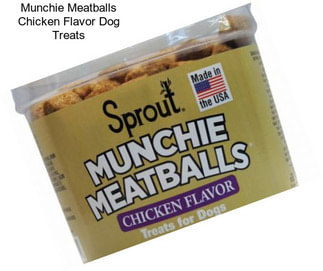 Munchie Meatballs Chicken Flavor Dog Treats