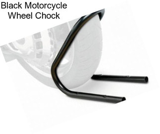 Black Motorcycle Wheel Chock