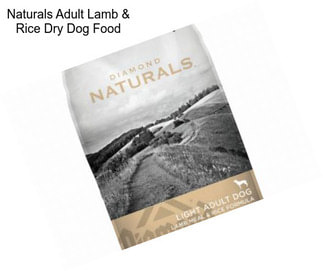 Naturals Adult Lamb & Rice Dry Dog Food