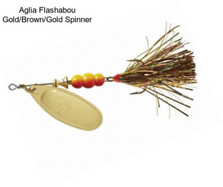 Aglia Flashabou Gold/Brown/Gold Spinner
