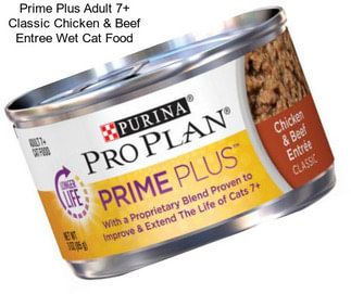Prime Plus Adult 7+ Classic Chicken & Beef Entree Wet Cat Food