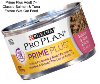 Prime Plus Adult 7+ Classic Salmon & Tuna Entree Wet Cat Food