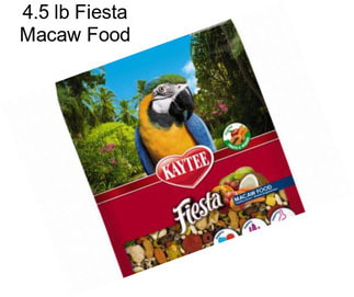 4.5 lb Fiesta Macaw Food