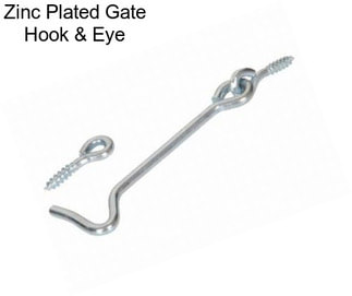 Zinc Plated Gate Hook & Eye