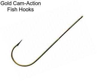 Gold Cam-Action Fish Hooks