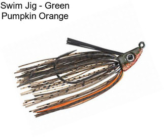 Swim Jig - Green Pumpkin Orange