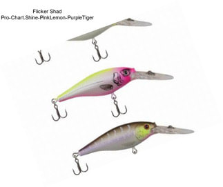 Flicker Shad Pro-Chart.Shine-PinkLemon-PurpleTiger