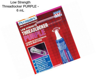 Low Strength Threadlocker PURPLE - 6 mL