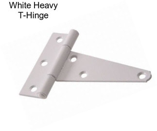 White Heavy T-Hinge
