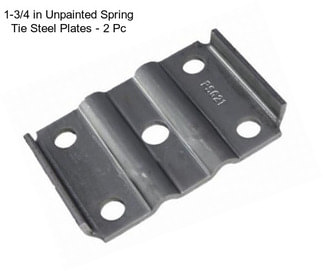 1-3/4 in Unpainted Spring Tie Steel Plates - 2 Pc