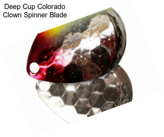 Deep Cup Colorado Clown Spinner Blade