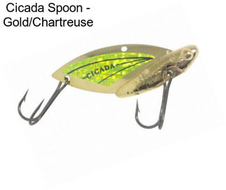 Cicada Spoon - Gold/Chartreuse