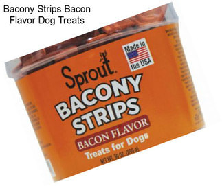 Bacony Strips Bacon Flavor Dog Treats