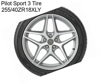 Pilot Sport 3 Tire 255/40ZR18XLY