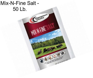 Mix-N-Fine Salt - 50 Lb.