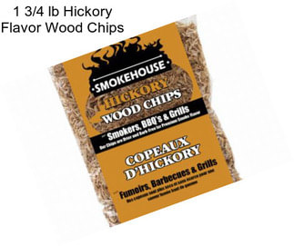 1 3/4 lb Hickory Flavor Wood Chips