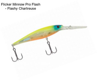 Flicker Minnow Pro Flash - Flashy Chartreuse