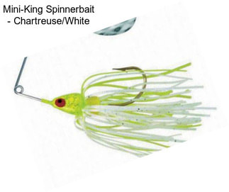 Mini-King Spinnerbait - Chartreuse/White