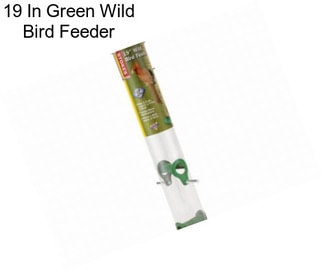 19 In Green Wild Bird Feeder