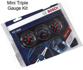 Mini Triple Gauge Kit