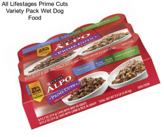 All Lifestages Prime Cuts Variety Pack Wet Dog Food