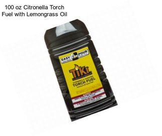 100 oz Citronella Torch Fuel with Lemongrass Oil