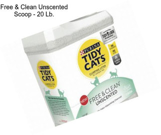 Free & Clean Unscented Scoop - 20 Lb.