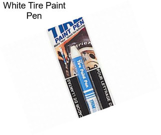 White Tire Paint Pen