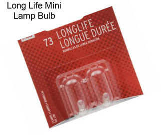 Long Life Mini Lamp Bulb