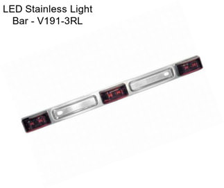 LED Stainless Light Bar - V191-3RL