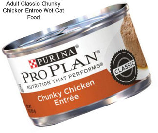 Adult Classic Chunky Chicken Entree Wet Cat Food