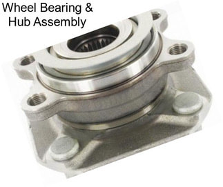 Wheel Bearing & Hub Assembly