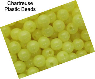 Chartreuse Plastic Beads